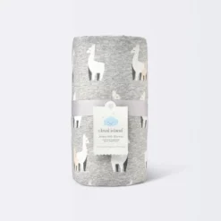 Jersey Knit Reversible Faux Fur Blanket Llamas - Cloud Island™ Blue/White -1st Step Store GUEST 89073436 24a2 433a a9a5 566b5c2024ab