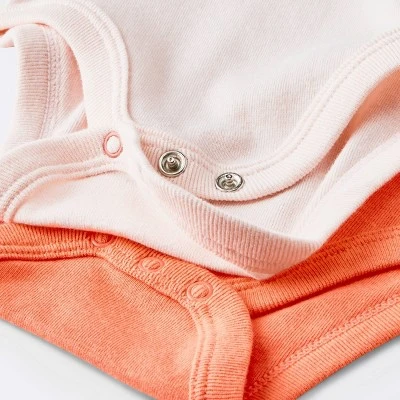 Baby Girls' 4pk Short Sleeve Bodysuit - Cloud Island™ Floral 5 Baby Girls' 4pk Short Sleeve Bodysuit - Cloud Island™ Floral - Image 3