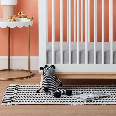 Fitted Crib Sheet Solid - Cloud Island™ Dark Gray 3 Fitted Crib Sheet Solid - Cloud Island™ Dark Gray