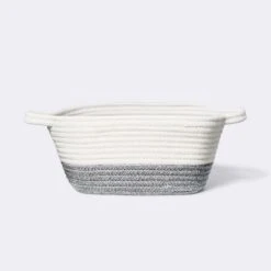 Square Coiled Rope Bin With Color Band - Cloud Island™ -1st Step Store GUEST 98ecb9e4 a743 413d 90b2 3c7410fd4153