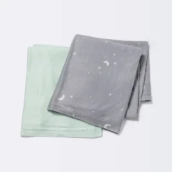 Jersey Swaddle Blanket 2pk - Cloud Island™ Gray Stars -1st Step Store GUEST 9de14ccb bdb0 43de 94f9 a5cb7df471d8