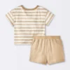 Baby Boys' 2pc Striped Pocket T-Shirt And Shorts Set - Cloud Island™ Tan 1 Baby Boys' 2pc Striped Pocket T-Shirt And Shorts Set - Cloud Island™ Tan -1st Step Store GUEST a045b97f 0aed 4fb1 b31f 62c3264882c3