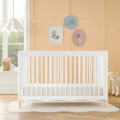 Fitted Jersey Crib Sheet - Stripes & Checks - 2pk - Cloud Island™