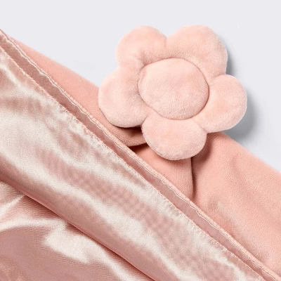 Plush Security Blanket - Pink Flower - Cloud Island™ 4 Plush Security Blanket - Pink Flower - Cloud Island™ - Image 2