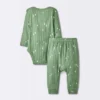 Baby Boys' 2pc Wide Ribbed Top & Bottom Set - Cloud Island™ Green 2 Baby Boys' 2pc Wide Ribbed Top & Bottom Set - Cloud Island™ Green -1st Step Store GUEST a8607e4d bfb3 4af9 bab0 85765bba09eb