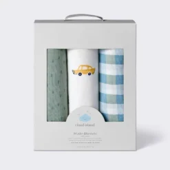 Muslin Swaddle Baby Blanket - Transportation - 3pk - Cloud Island™ 8 Muslin Swaddle Baby Blanket - Transportation - 3pk - Cloud Island™ -1st Step Store GUEST ad57871d 8708 48e1 81e0 f396becd09da