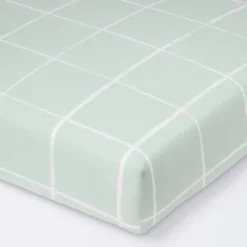 Fitted Crib Sheet - Cloud Island™ Mint Windowpane -1st Step Store GUEST b280bd5a 8c70 4832 9f44 14928cc5a254