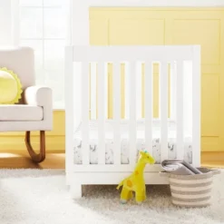 Fitted Jersey Crib Sheet - Cloud Island™ Giraffes/Dark Gray 2pk