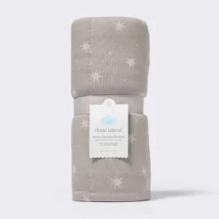 Rayon From Bamboo Jersey Quilted Blanket - Stars - Gray - Cloud Island™ -1st Step Store GUEST b6af7ffc b253 42a5 bfba ab28359afc59