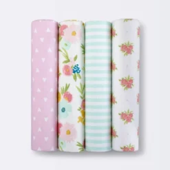 Flannel Baby Blankets Floral Fields 4pk - Cloud Island™ -1st Step Store GUEST bea48922 f11a 41ab a5c9 ccbf1674a426