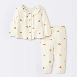 Baby Boys' 2pc Cozy Fox Top & Bottom Set - Cloud Island™ -1st Step Store GUEST c06862cd 5d6e 4065 94c8 872eef921f0a