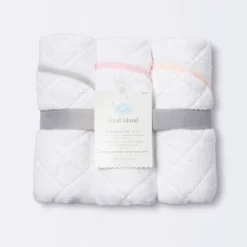 Changing Pad Liner White With Pink Edge - Cloud Island™ 3pk -1st Step Store GUEST c0980ab8 a3f7 4465 9bf4 4a9997cb13de
