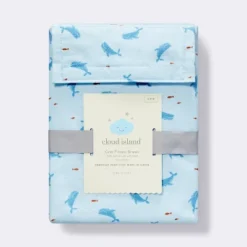 Cotton Fitted Crib Sheet - Whales - Cloud Island™ -1st Step Store GUEST c1858c61 b97a 4f01 b998 179761bdc3de