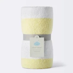 Chenille Stripe Baby Blanket - Yellow And White Stripes - Cloud Island™ -1st Step Store GUEST c49ed641 9886 476a 82b0 dc2fb9cdd6d2