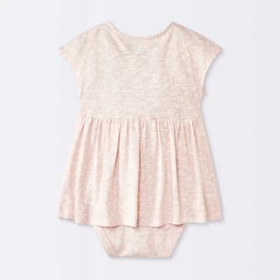 Baby Girls' Floral Modal Jersey Romper - Cloud Island™ Pink 3 Baby Girls' Floral Modal Jersey Romper - Cloud Island™ Pink