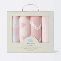 Flannel Baby Blanket - Pink Hearts And Chevron - Cloud Island™ 8 Flannel Baby Blanket - Pink Hearts And Chevron - Cloud Island™ -1st Step Store GUEST c7986e46 478d 4038 a86c f5f079611906