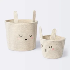 Coiled Rope Forest Animal Medium Round Storage Basket - Rabbit - Cloud Island™ -1st Step Store GUEST c93a41de 0032 48a6 9605 f8e891eac77f