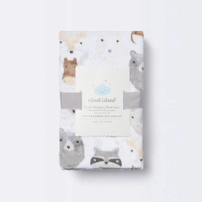 Plush Changing Pad Cover Woodland Animals - Cloud Island™ 4 Plush Changing Pad Cover Woodland Animals - Cloud Island™ - Image 2