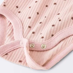 Baby Girls' 2pc Stars Wide Ribbed Long Sleeve Top & Pants Set - Cloud Island™ Pink -1st Step Store GUEST cefd618a 6ba9 482b a98a a09fe2f98efa