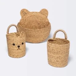 Small Hanging Bear Basket With One Handle - Cloud Island™ 7 Small Hanging Bear Basket With One Handle - Cloud Island™ -1st Step Store GUEST d431b688 3dbe 4f88 9c64 fe5bed1e4a49
