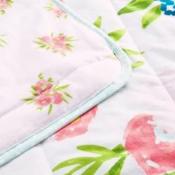 Jersey Knit Reversible Baby Blanket Floral - Cloud Island™ - White -1st Step Store GUEST d68bc9ba 9ab0 4274 b3da 760c01f3e8d0