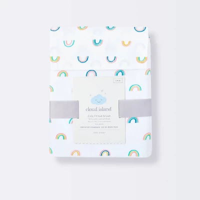 Fitted Crib Sheet Rainbows - Cloud Island™ 6 Fitted Crib Sheet Rainbows - Cloud Island™ - Image 4