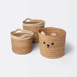 Woven Animal Round Storage Bin - Cloud Island™ Bear 7 Woven Animal Round Storage Bin - Cloud Island™ Bear -1st Step Store GUEST e0e422f6 d038 4c37 9a71 d530b27548fe