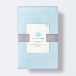 Polyester Rayon Fitted Crib Sheet - Solid Blue - Cloud Island™ 7 Polyester Rayon Fitted Crib Sheet - Solid Blue - Cloud Island™ -1st Step Store GUEST e1c97adf a462 4d2b 90a9 3876d6b7c9b1