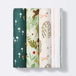 Flannel Baby Blanket Fauna - Green/White/Pink - 4pk - Cloud Island™ -1st Step Store GUEST e2d0a3c9 6a00 44cd 8ccb 46129dcc05eb