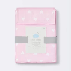 Fitted Crib Sheet Hearts - Cloud Island™ Pink 10 Fitted Crib Sheet Hearts - Cloud Island™ Pink -1st Step Store GUEST e40d6995 3c2f 41db 8f02 87362097c479