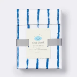 Fitted Crib Sheet Stripe - Navy/White - Cloud Island™ -1st Step Store GUEST e7152553 4d11 43dd 8128 32cb8367b5d6