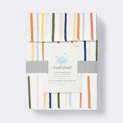 Fitted Crib Sheet Dashes - Cloud Island™ 5 Fitted Crib Sheet Dashes - Cloud Island™ - Image 3