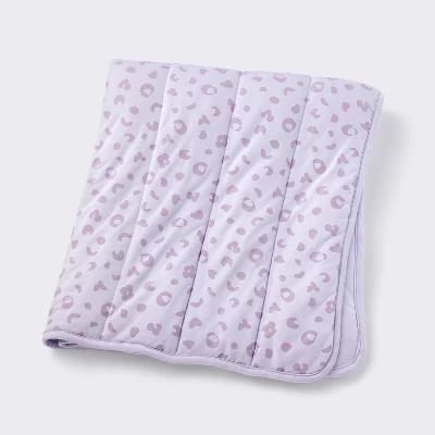 Rayon From Bamboo Jersey Quilted Blanket - Leopard - Purple - Cloud Island™ 6 Rayon From Bamboo Jersey Quilted Blanket - Leopard - Purple - Cloud Island™ - Image 4