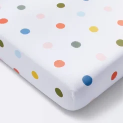 Cotton Fitted Crib Sheet - Multidot - Cloud Island™ -1st Step Store GUEST ebd4b343 8cec 4668 b1b8 796350a7b262