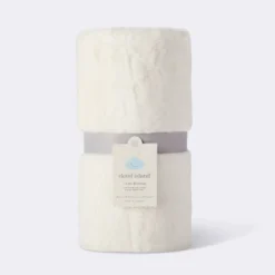 Solid Satin Edge Plush Baby Blanket - Cream - Cloud Island™ -1st Step Store GUEST ec5bcda4 6a85 4a66 bcc9 b045271c23d4