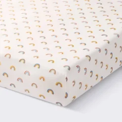 Cotton Fitted Crib Sheet - Rainbows - Cloud Island™ -1st Step Store GUEST ecdb9d93 7588 4940 820b 4cd4acfb82a7