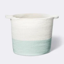 Coiled Rope Bin With Color Band - Cloud Island™ 10 Coiled Rope Bin With Color Band - Cloud Island™ -1st Step Store GUEST f00a31c2 0ff4 4b5a 997b 1cd2da7d6b63