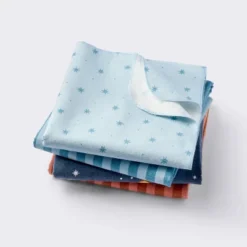 Flannel Baby Blankets - Space - 4pk - Cloud Island™ -1st Step Store GUEST f00ed269 4e51 49e5 a9f8 9a020b40007e