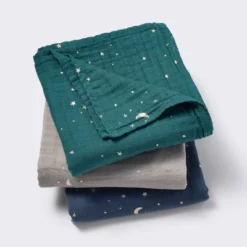 Muslin Swaddle Baby Blanket - Cool Metallic - 3pk - Cloud Island™ 9 Muslin Swaddle Baby Blanket - Cool Metallic - 3pk - Cloud Island™ -1st Step Store GUEST f33cae79 c56c 4376 a91c dc5e8fc49bd5