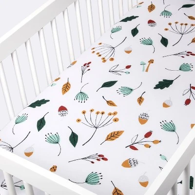 Fitted Crib Sheet Foilage - Cloud Island™ 4 Fitted Crib Sheet Foilage - Cloud Island™ - Image 2