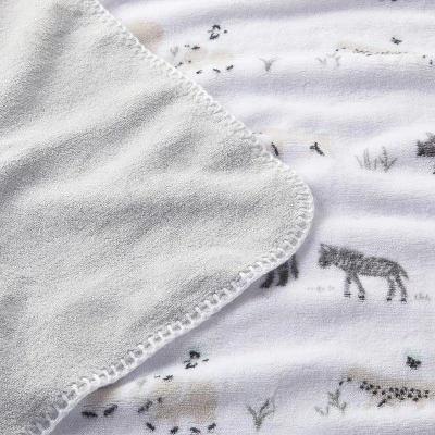 Plush Two By Two Baby Blanket - Animals - Cloud Island™ 4 Plush Two By Two Baby Blanket - Animals - Cloud Island™ - Image 2