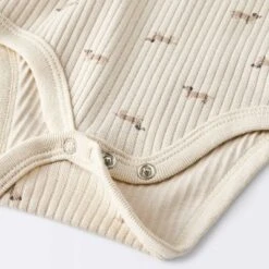 Baby 2pc Weiner Dogs Wide Ribbed Top & Bottom Set - Cloud Island™ Khaki -1st Step Store GUEST ff879304 d54b 43a4 bd66 a77615af6551